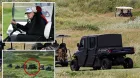 Golf Force One with trump